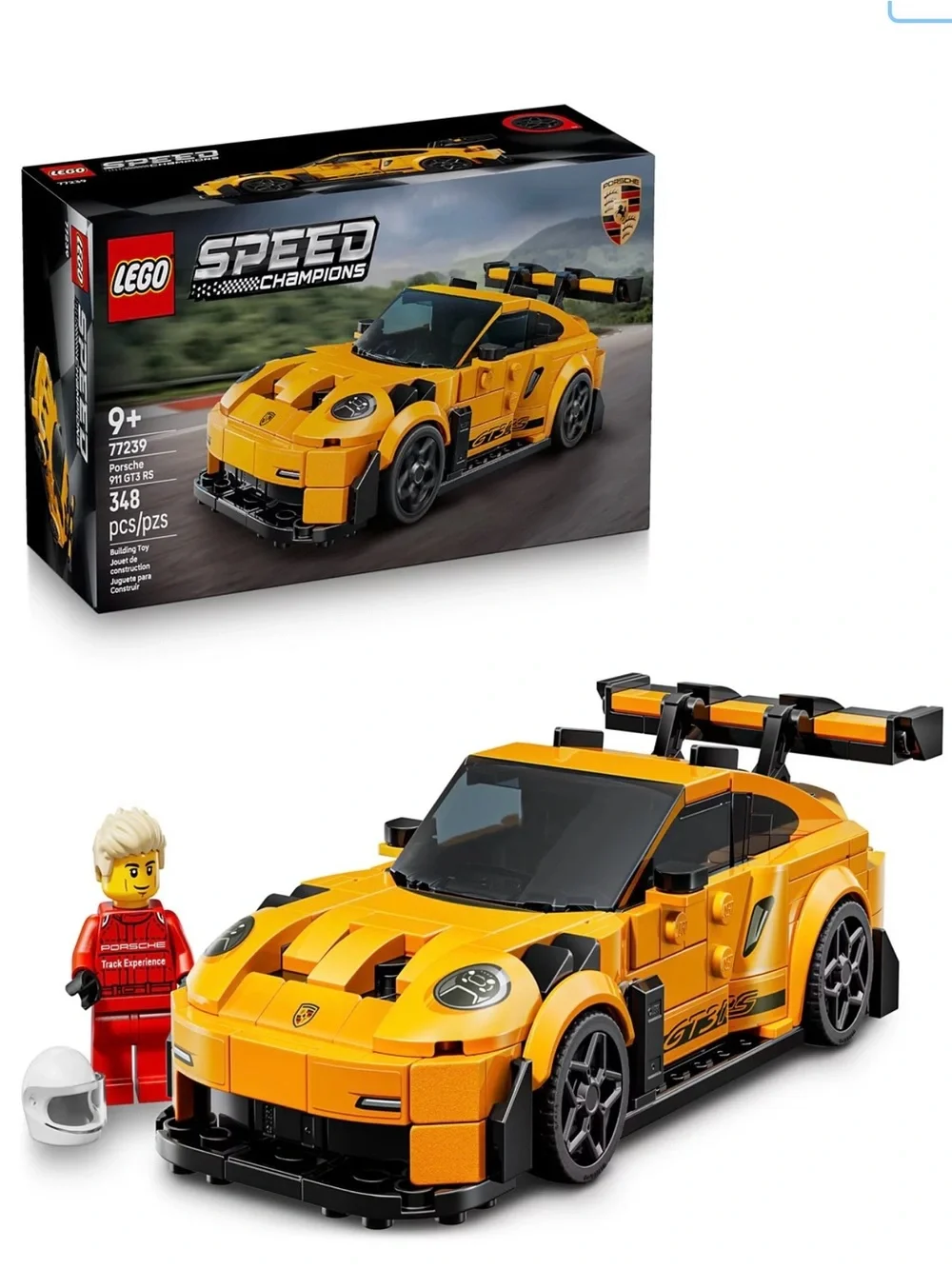 Champion Yellow Porsche GT3 RS Building Set Lego